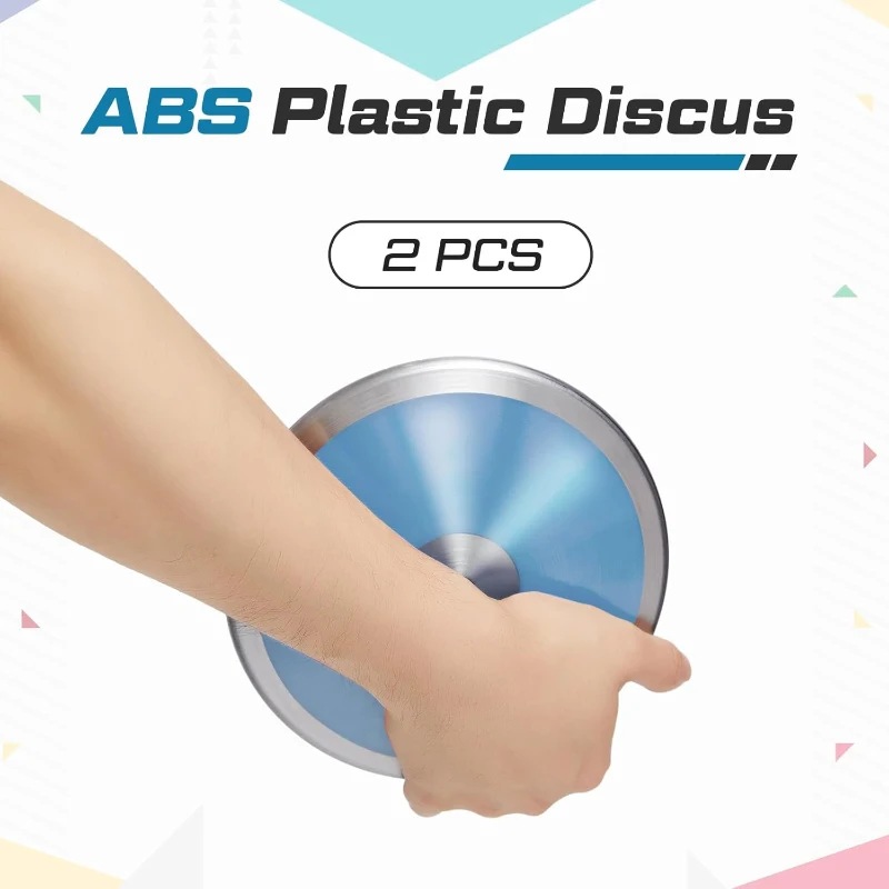 Wettarn 1 kg Discus for Men & Women – Track and Field Training (2-Pack)