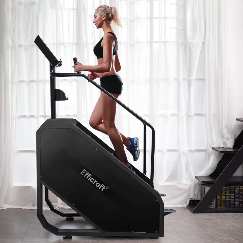 Commercial-Grade Stair Climber with LED Display, Continuous Climbing Cardio Machine, 15 Speed Settings (15–164 Steps/Min)