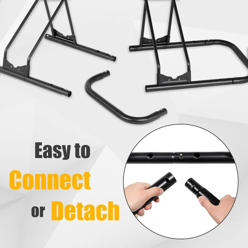 CyclingDeal 6-Bike Floor Parking Rack — Indoor Garage & Home Bicycle Storage with Tire Grooves (Fits up to 29""), Adjustable Holding Plates & Custom Spacing