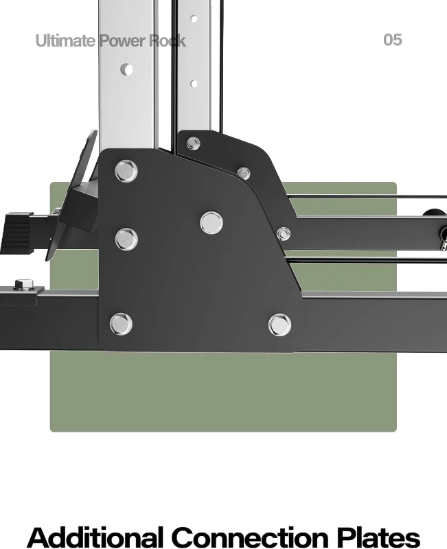 MAJOR FITNESS Drone1 Power Cage — Multi-Function Home Power Rack with Integrated 100 lb Weight Stack, Cable Crossover, Pull-Up Bar, Heavy-Duty Steel Construction