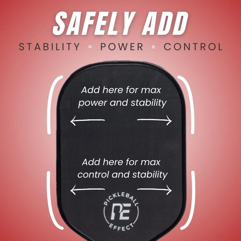 Tungsten Weighted Tape for Pickleball Paddles | Lead-Free Adjustable Paddle Weight Strip | 60-inch Roll with 3M Adhesive