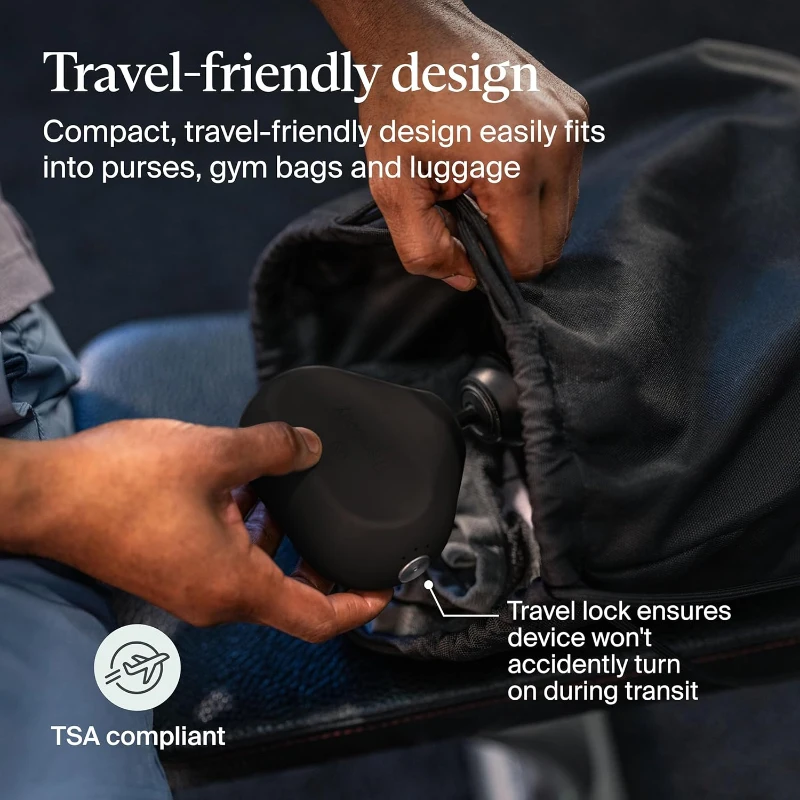 TheraGun Mini (3rd Gen) by Therabody – Compact, Travel-Ready Percussion Massage Gun for Fast Pain and Tension Relief (Black)