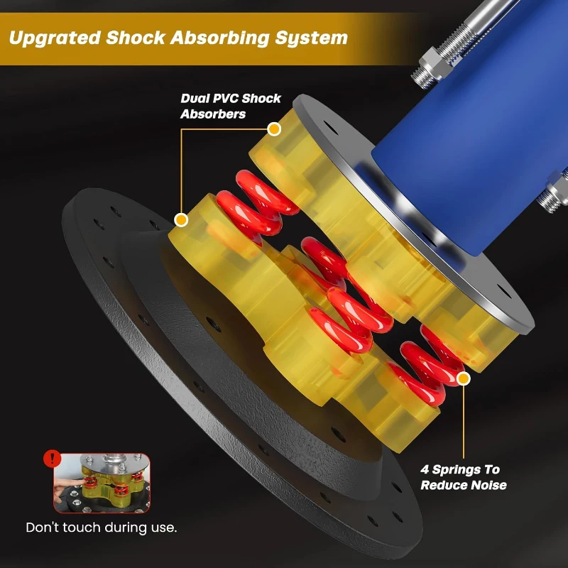 Dripex Freestanding Punching Bag with Shock-Absorbing Sleeve — 69"" Standing Boxing Bag for Adults & Teens, Home Gym