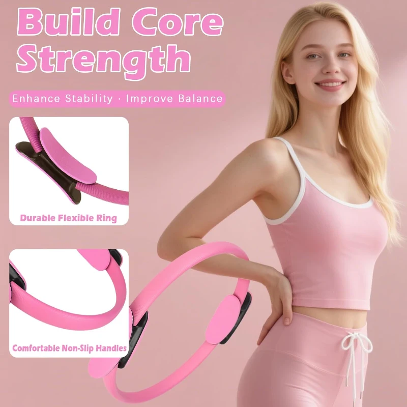 Comprehensive Home Pilates Kit – Ring, Ball, Bands & Accessories Set with Weights, Sliders and Storage Bag for Women’s Pilates, Yoga & Core Workouts