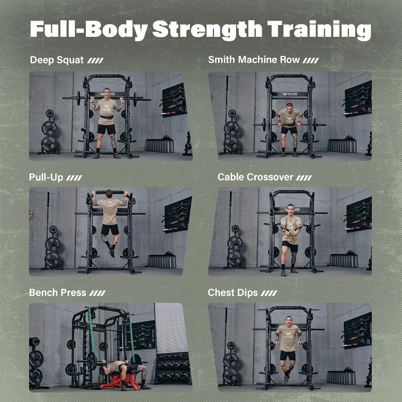 Major Fitness Drone2 Smith△ Machine — All-in-One Home Gym with Smith Bar, Dual Lat Pulldowns & Cable Crossover