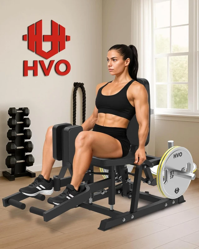 HVO Hip Abduction & Adduction Machine – 6-Position Adjustable Glute and Thigh Trainer for Inner/Outer Thigh Workouts