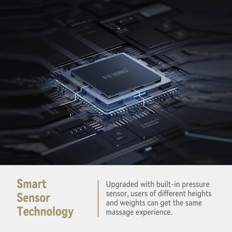 FIT KING Air Compression Leg & Foot Boots Massager - Full-Leg Circulation & Recovery System with Pressure Sensor, LCD Display & 3 Timers