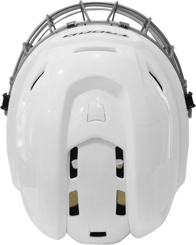 TronX Stryker Combo Helmet with Cage or Without Cage – Ventilated Protective Ice/Street Hockey, Roller & Rodeo Helmet