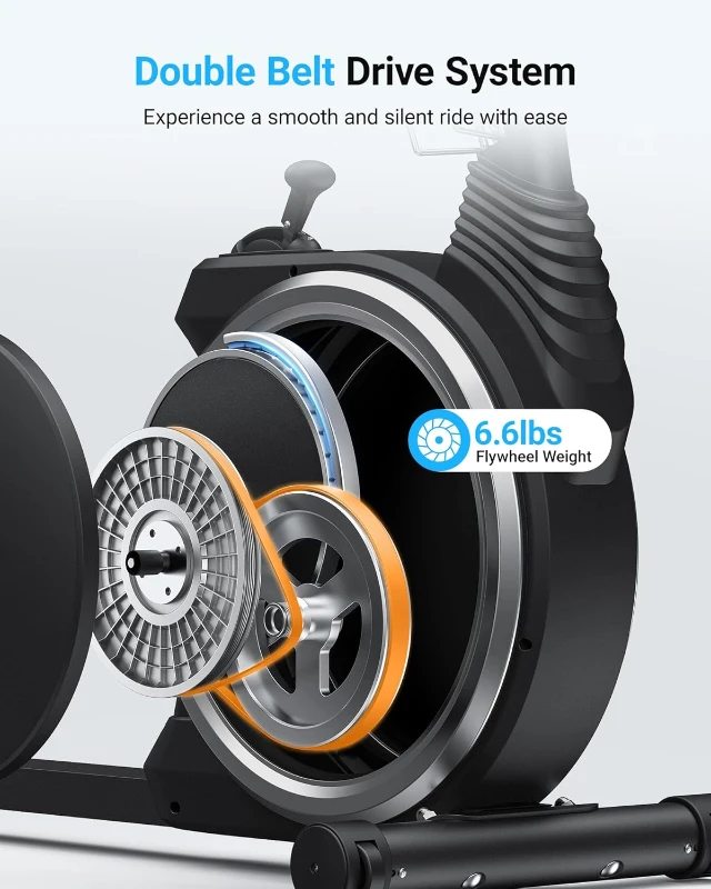 MERACH High-End Recumbent Exercise Bike — Magnetic, Bluetooth-Enabled Rehab Bike with App, LCD & Heart-Rate Handles (Ideal for Seniors)