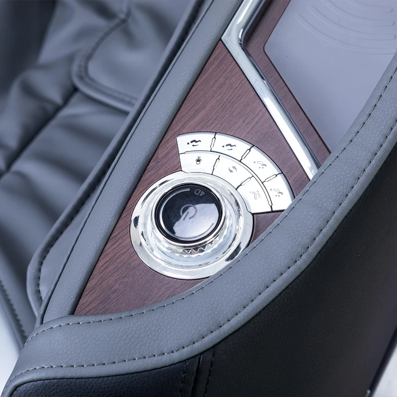 Alfine A710 Pro 2025 4D Massage Chair — iRest System Full-Body Zero Gravity Recliner with SL-Track, Yoga Stretch, Health Detection, App Control & Electric Calfrest (Black)