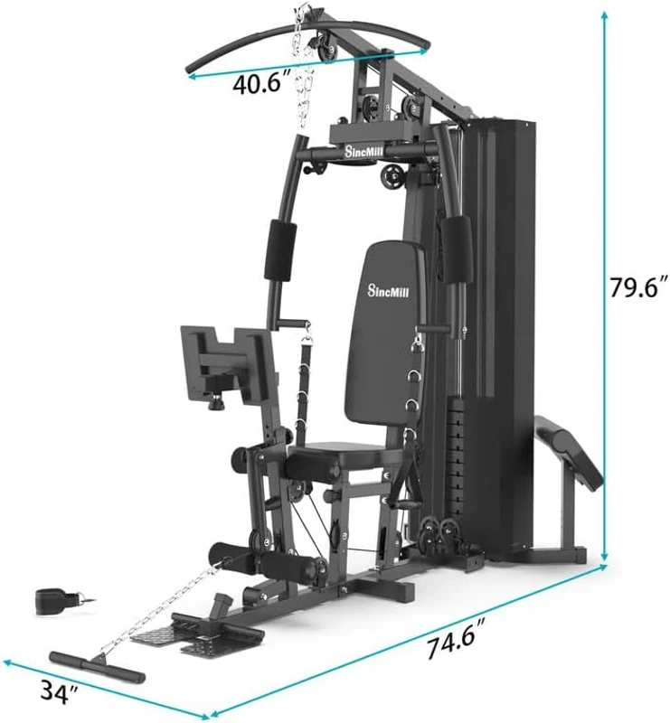 SincMill Multifunctional Home Gym — Full-Body Strength Station for Home Fitness