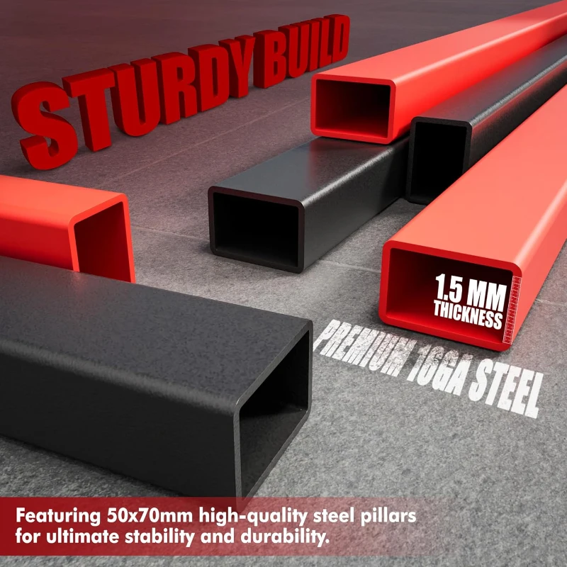 RITFIT Adjustable Weight Bench — Multi-Position Incline/Decline/Flat Home Gym Bench, 1300 lb Capacity