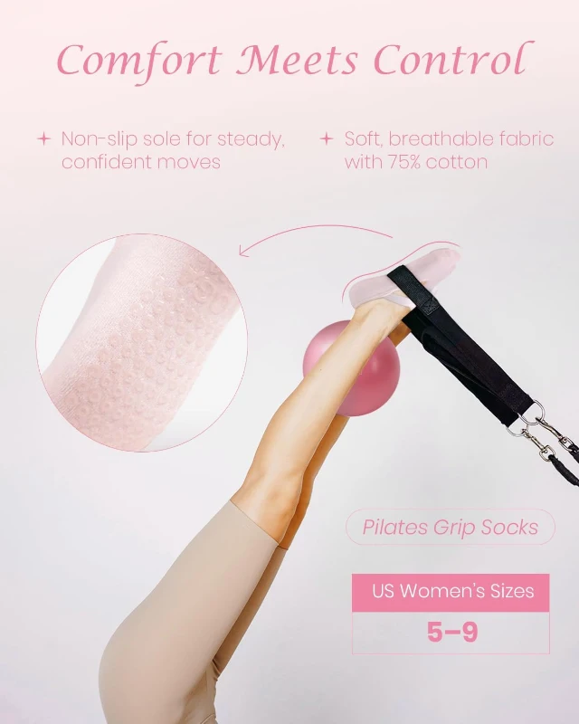 LIONSCOOL 14-inch Pilates Ring Kit – Magic Circle with Padded Handles, Mini Ball, Dual Band Sets, Non-Slip Socks, Guide & Bag