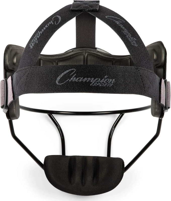 Champion Sports Adult Softball Fielder's Face Mask - Steel Protective Guard