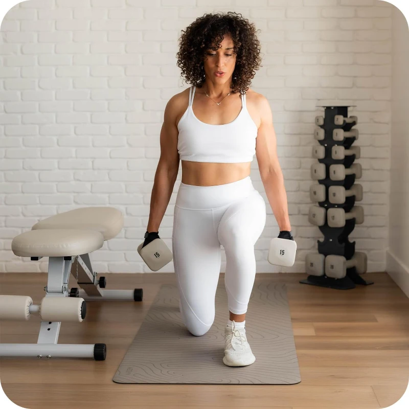 WeGym SafeGrip Square Free Weights — Anti-Slip Thick Handles, Anti-Roll Design, Durable PVC-Coated Dumbbells for Home and Professional Use