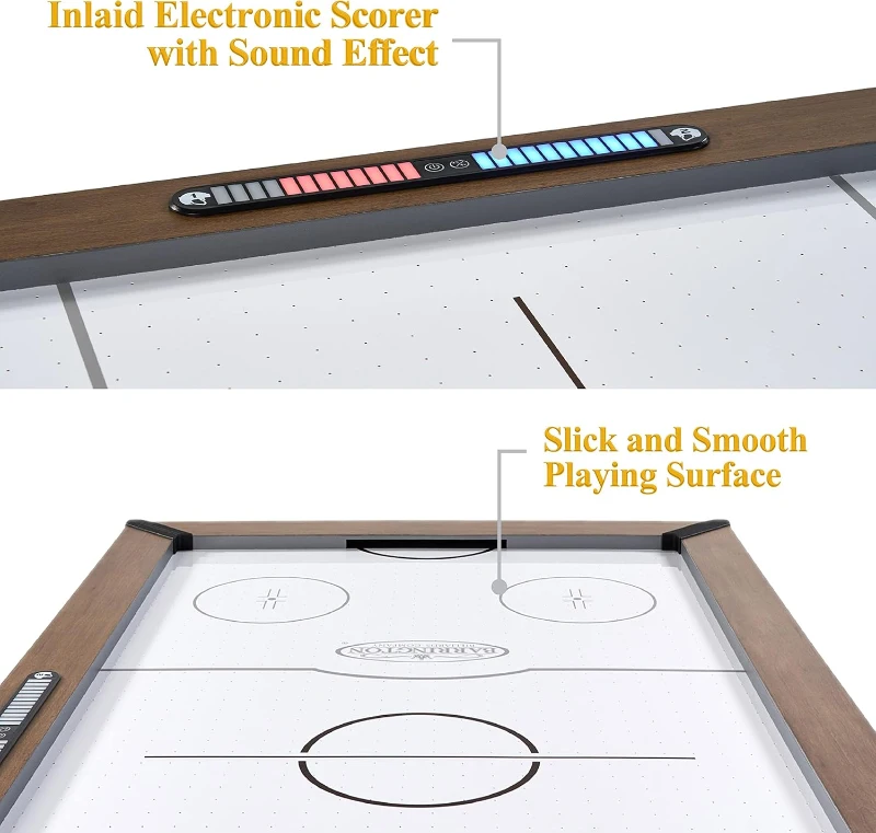 Barrington Billiards 5' Urban Air Hockey Table with Electronic Scorer, 80 CFM Blower, Partial Assembly & Accessories