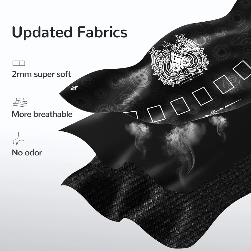 70"" x 35"" Waterproof Poker Table Mat — Ultra-Soft Texas Hold'em Surface with Smooth Premium Finish, Portable Zipper Carry Bag for Parties and Home Entertainment