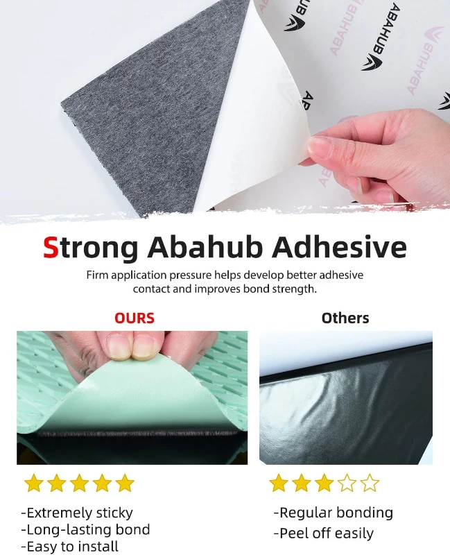 Abahub EVA Foam Traction Pad 96''x16''/23.5''/38''/47'' 48''x16'' Non-Slip Camouflage Decking Sheet Self-Adhesive Trimmable Grip Mat for Boats, SUP, Paddleboard, Kayak