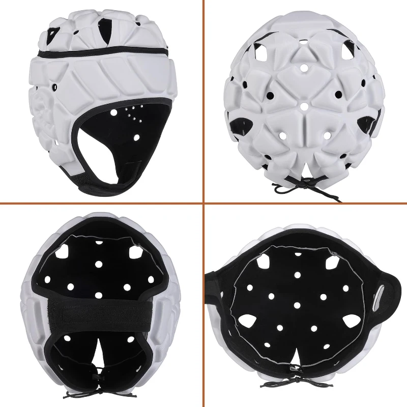 Soft Helmet Scrum Cap for Flag Football and Rugby - Youth & Adult Protective Headgear