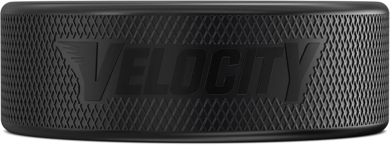 Velocity Hockey Pucks — Junior Lightweight, Senior Official & Heavyweight Training (5, 10, 25, 50 & 100 Pack)