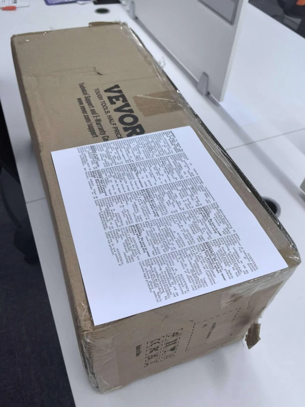 VEVOR 9 ft Shuffleboard Table — 2-in-1 Shuffleboard & Bowling Combo with Scratch-Resistant Poly Playfield, X-Style Legs, 8 Pucks, Bowling Set, Wax and Brush