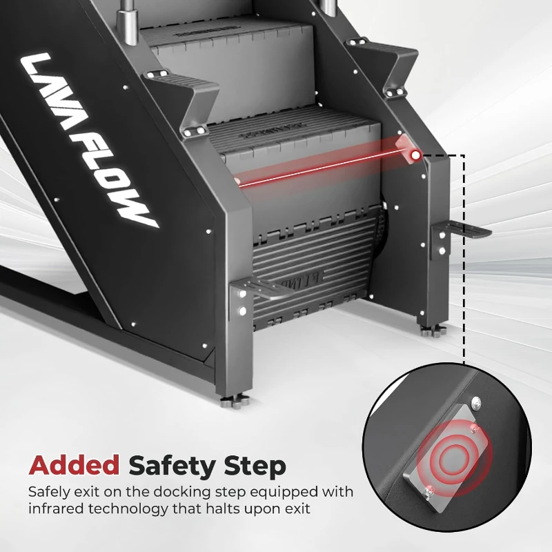 GMWD SS03 Commercial Stair Climber – LED Display, 15 Program Levels, High-Capacity Commercial Stepper for Home Cardio