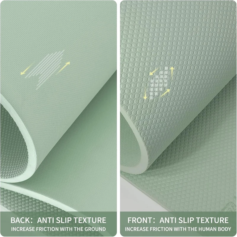 PAIDU Large Yoga Mat - 72 x 36 x 0.4 inches, Extra-Wide & Thick Non-Slip Exercise Mat for Yoga Studio, Gym or Home Workouts