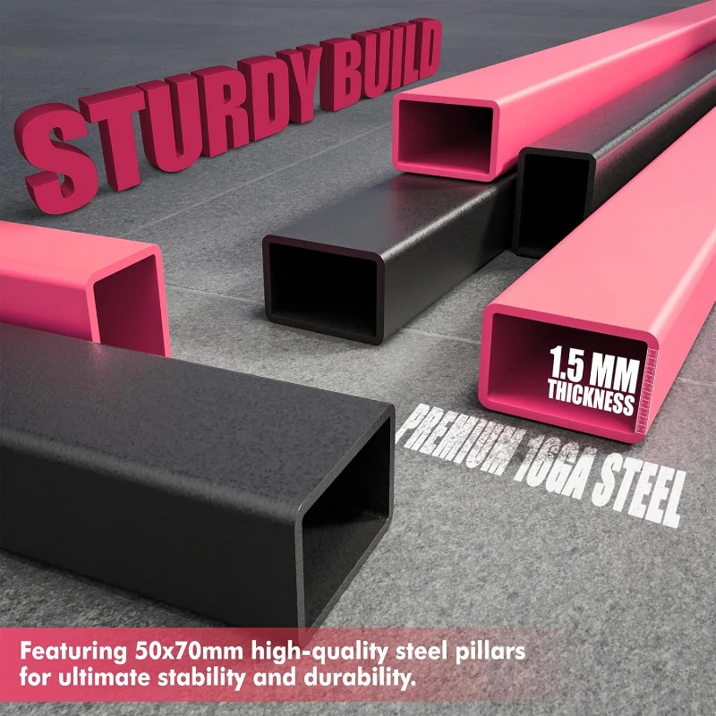 RITFIT Adjustable Weight Bench – 1300 lb Capacity with Multiple Back Positions for Incline, Decline and Flat Home Gym Training