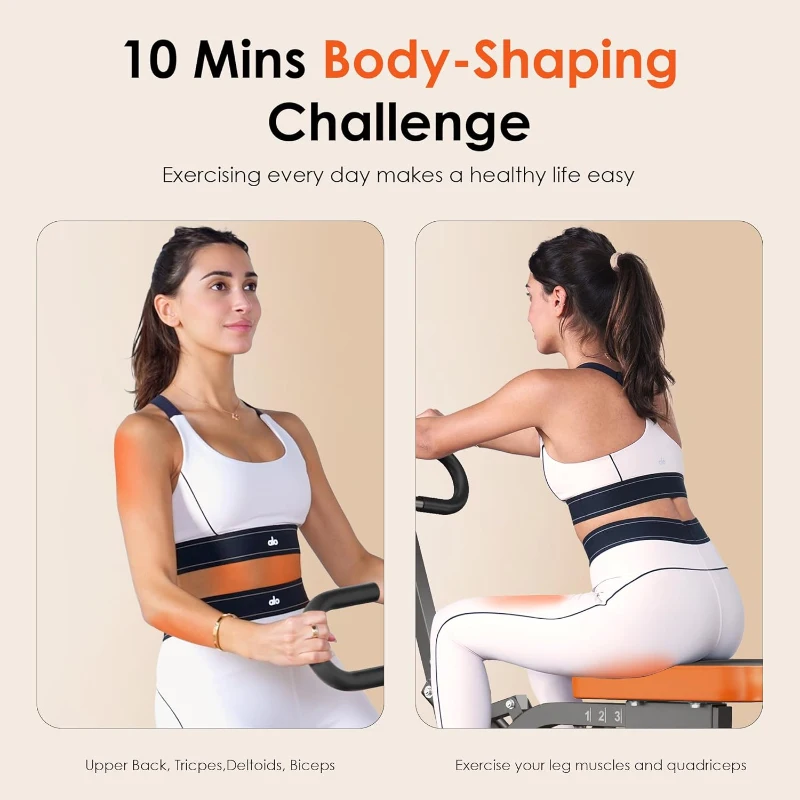 SogesHome Foldable Squat & Row Machine – Home Full-Body Trainer with Adjustable Resistance Bands, Foldable Design, 330 LBS Capacity