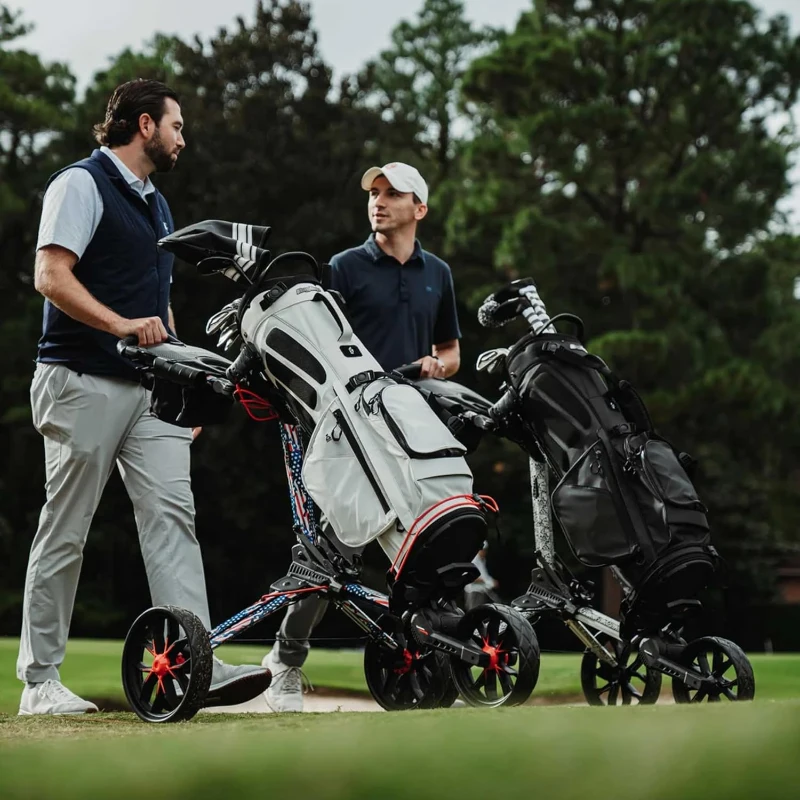 Bag Boy Nitron One-Step Auto-Open Lightweight Golf Push Cart
