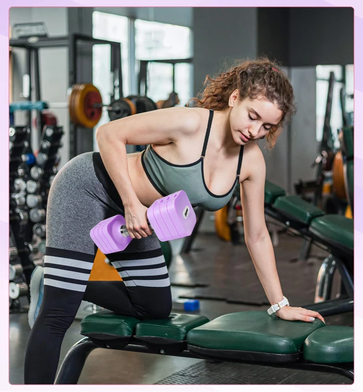 Adjustable Dumbbell Pair — 15/20/40/50 LB Options, Space-Saving Free Weights for Men & Women Home Gym Strength Training