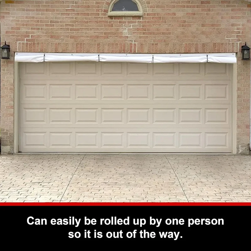 EALER Hockey Shooting Tarp — 7x10 FT & 7/8x16 FT Combined Heavy-Duty Goalie Target and Garage Wall Protector