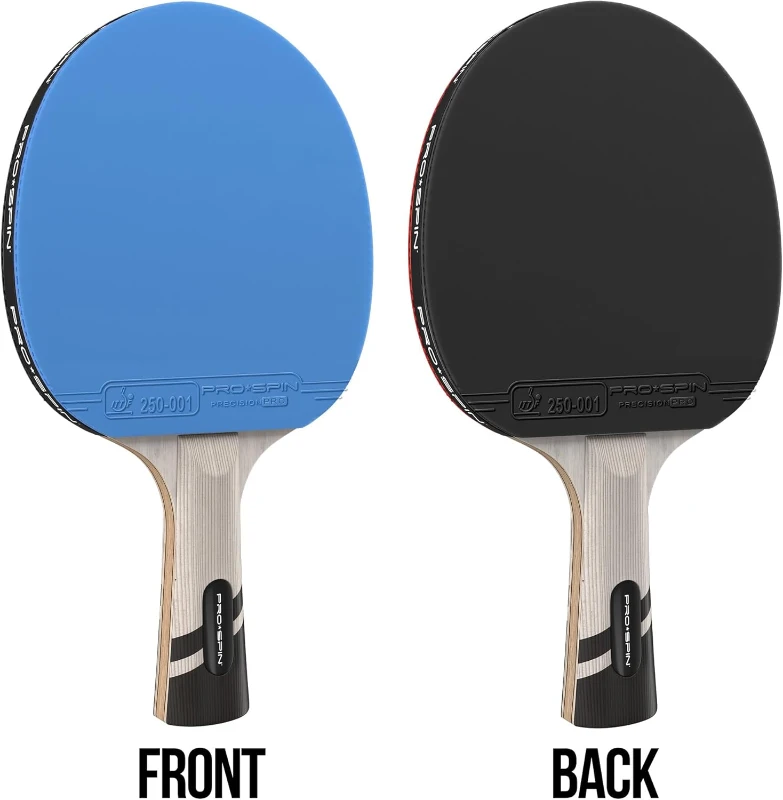 PRO-SPIN Carbon Table Tennis Paddles — Professional 7-Ply Blade, Premium Rubber, 2.0mm Sponge for Superior Control