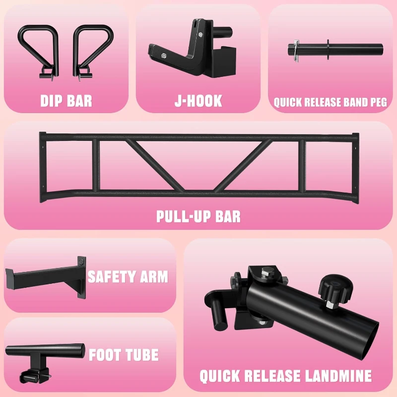 RitFit M1 / M1 Pro Smith Machine with Cable Crossover — Multifunctional Power Cage & Squat Rack for Home Gym, Includes Extensive Accessories and Storage
