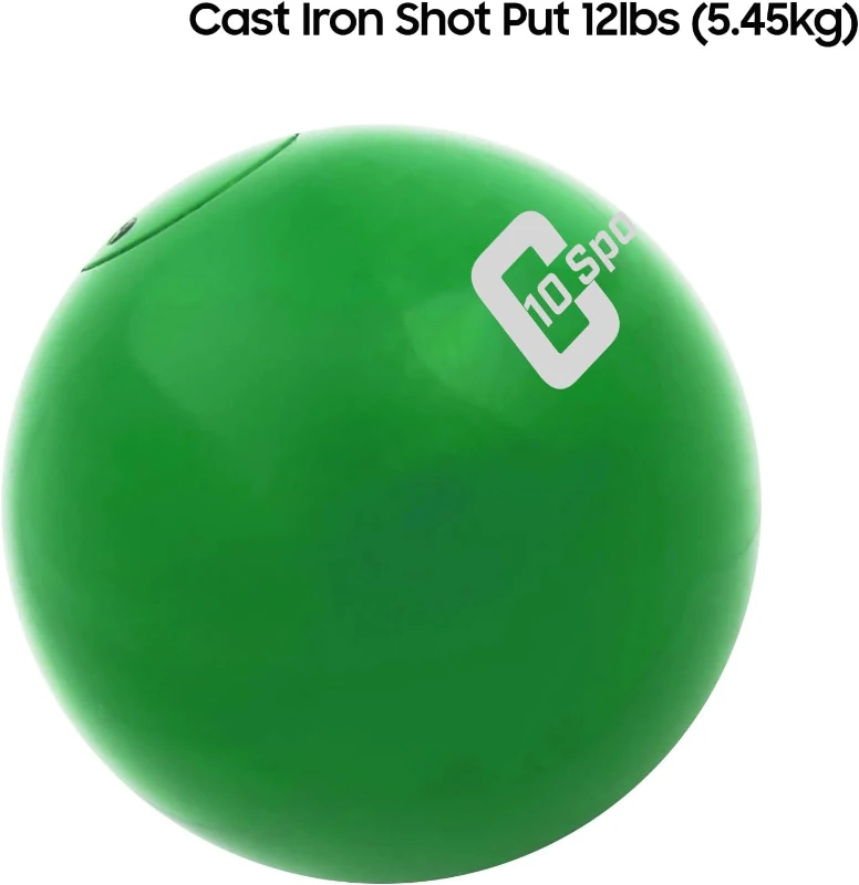 10Cent Sports Cast Iron Shot Put — Available 2.7 kg to 7.2 kg (6 lb to 16 lb)
