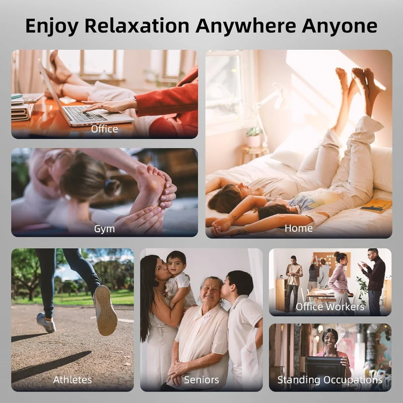 ALLYOUGER Shiatsu Foot Massager with Heat, Vibration, Air Compression and Deep Kneading for Plantar Fasciitis & Neuropathy — Removable Liners, Remote Control (Black)