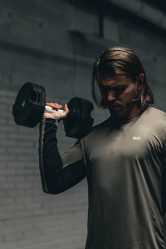 NÜOBELL Adjustable Dumbbell Pair — Easy-Twist 2024/25 Model, Selectable 5–50 lb or 5–80 lb