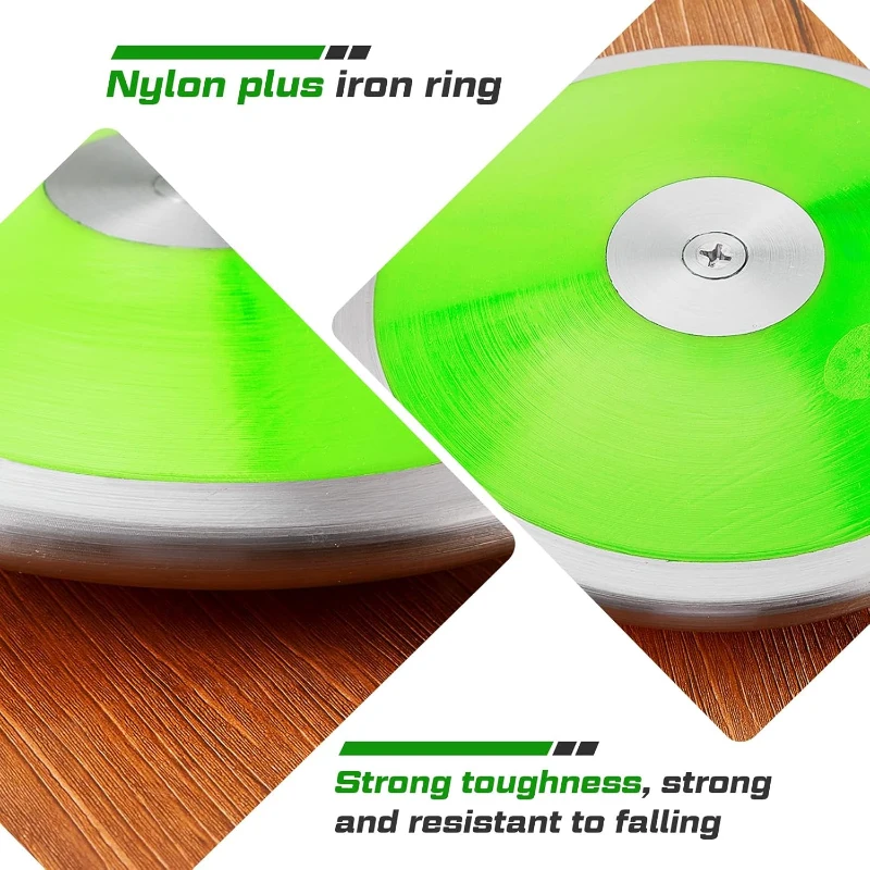 Wettarn 1 kg Discus Set (4-Pack) - Men's & Women's Track and Field Practice Discs