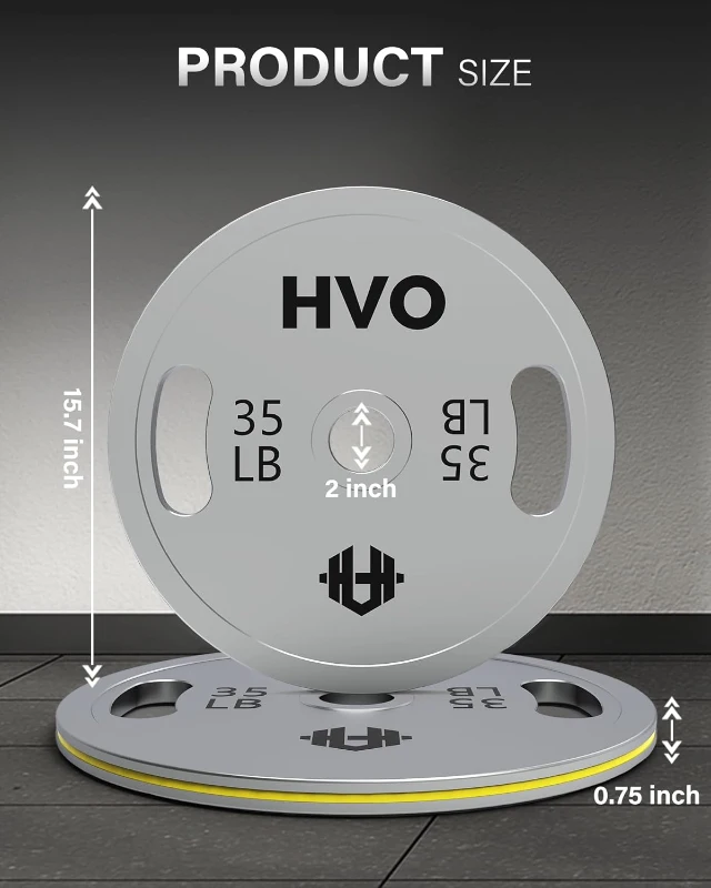 HVO Hip Adduction & Abduction Machine - Commercial-Grade Inner/Outer Thigh and Glute Trainer with 6-Position Gear System and Included Weight Plates