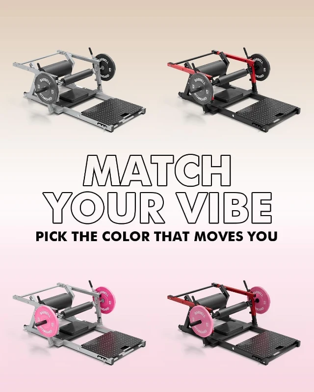 GMWD HRTQ Plate-Loaded Hip Thrust Bench, 800 lb Capacity Glute Builder with Weight Holders, Scratch-Resistant Sleeves and Adjustable Footboard