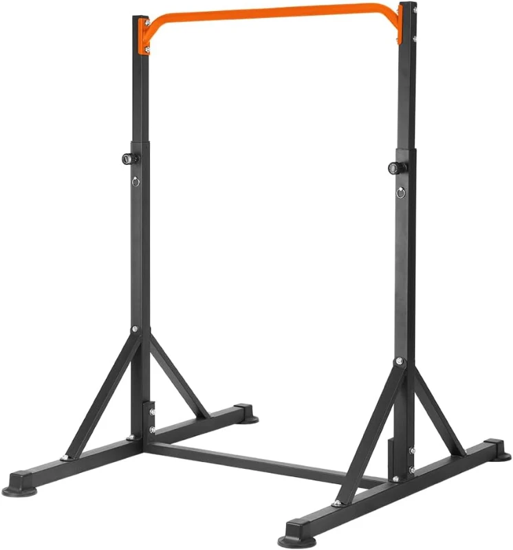 Adjustable Power Tower Pull-Up Station — ONETWOFIT Free-Standing Pullup/Chin-up Bar, Multifunction Strength Trainer for Home & Outdoor — 440 lb Capacity