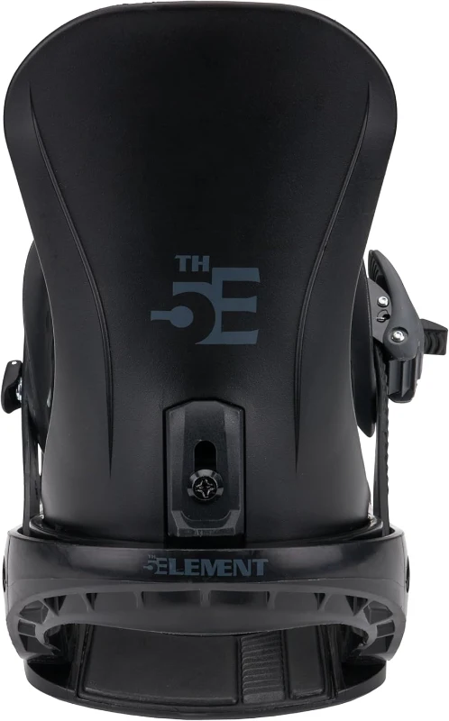 5th Element Summit Stealth Men's Snowboard Bindings — Replacement or New Board Mounts with Universal Disc & Hardware (Beginner/Intermediate)