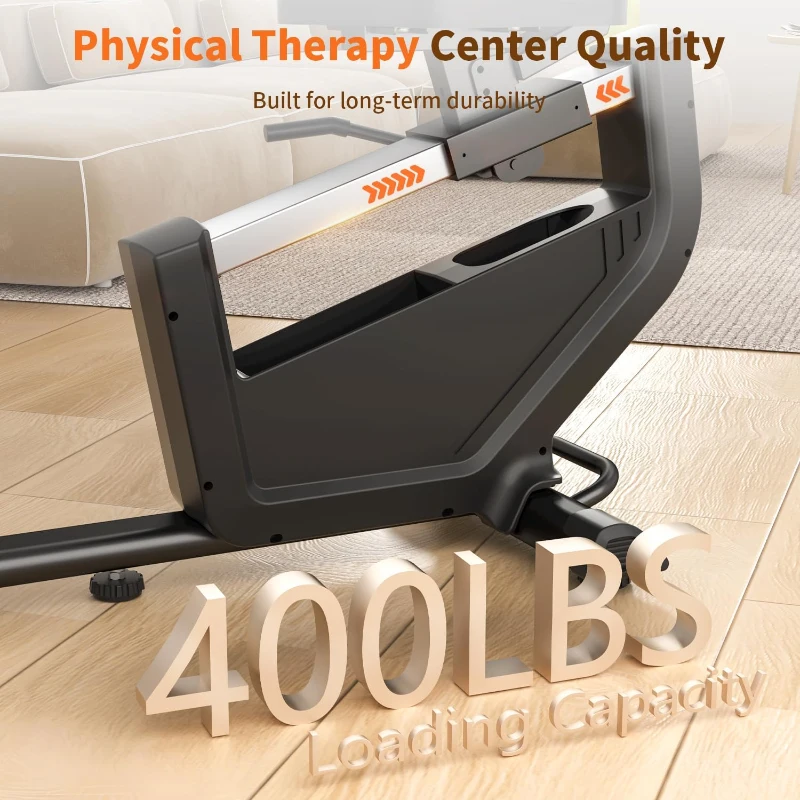 JEEKEE Recumbent Stationary Bike for Seniors — Home Exercise Bike, 300 lb Capacity, 16-Level Magnetic Resistance with Heart-Rate Handles