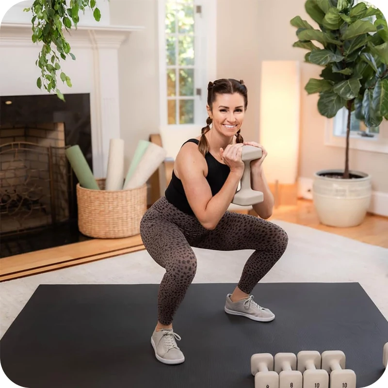 WeGym SafeGrip Home Gym Dumbbells — Square Anti-Roll Design, Thick Non-Slip Handles, Durable PVC-Coated Free Weights