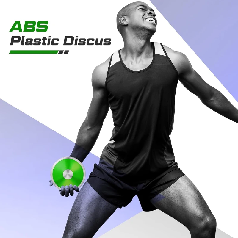 Wettarn 1 kg Discus Set (4-Pack) - Men's & Women's Track and Field Practice Discs