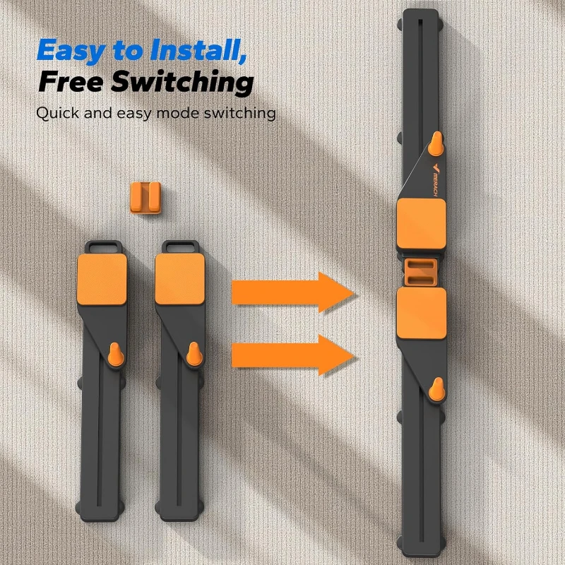 MERACH Multifunctional Detachable Pilates Board & Ab Trainer — Portable Anti-Slip Reformer for Core, Balance and Full-Body Workouts