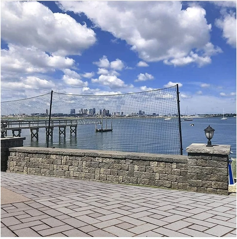 Heavy-Duty Baseball/Softball Backstop Netting #18 - Durable Polyethylene Sports Barrier, Various Sizes (10'x10' to 15'x50')