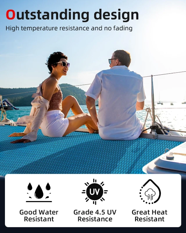 Abahub EVA Foam Boat Deck Pad 6mm — Non-Slip Camouflage Traction Mat, Self-Adhesive & Trimmable for Boats, SUPs, Paddleboards, Kayaks (Sizes: 96x16 / 96x23.5 / 96x38 / 96x47 / 48x16)