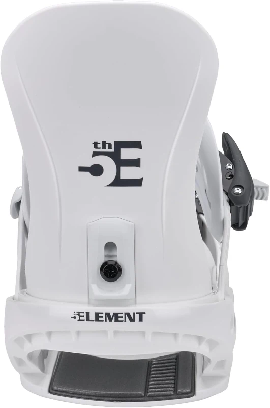 5th Element Summit Stealth Men's Adult Snowboard Bindings - Replacement or New Board Compatible with Universal Disc & Hardware (Beginner/Intermediate)