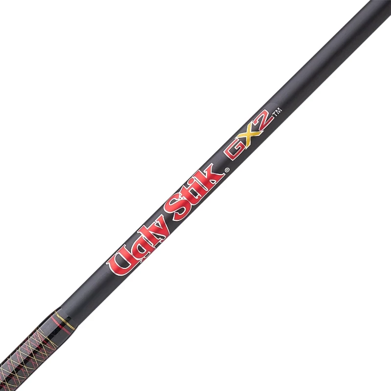 Ugly Stik GX2 6' Casting Rod - 2-Piece Clear Tip, Medium, 6-12 lb